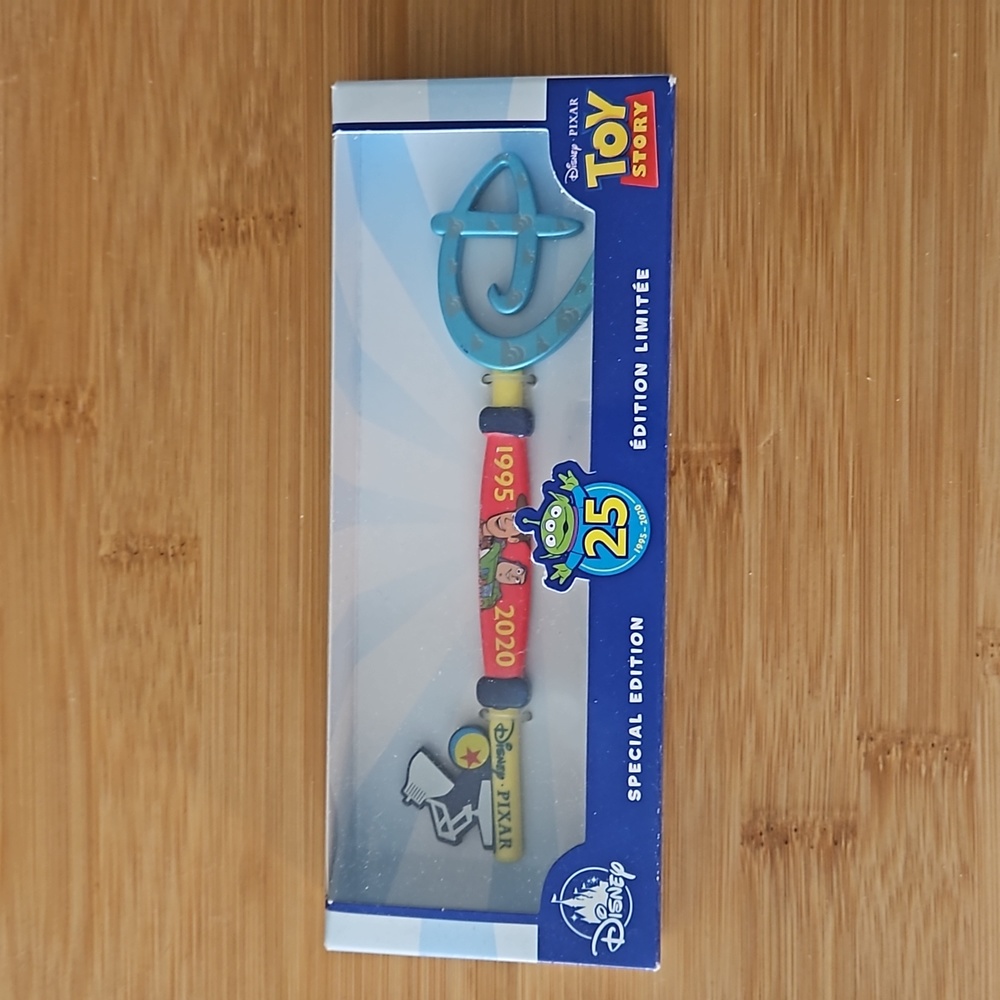 NWT Disney Store Pixar Toy Story 25th Anniversary Special Edition Key